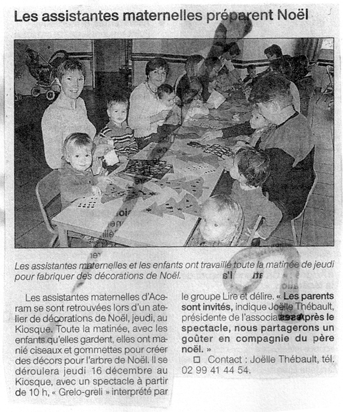 Activité assistante maternelle chantepie